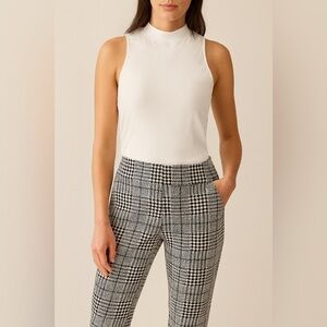Duo Bundle: Stella Luce White Bodysuit & SHEIN Dress Pants  - Size L